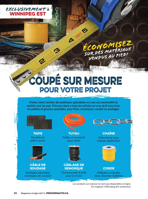 Circulaire Princess Auto - Plus pour le travail, plus pour les loisirs - Page 16