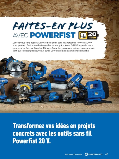 Circulaire Princess Auto - Plus pour le travail, plus pour les loisirs - Page 47