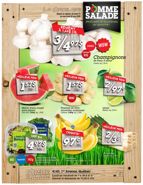 Circulaire Pomme Salade - Page 1