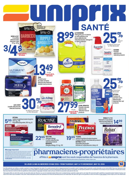 Circulaire Uniprix - Santé - Page 4