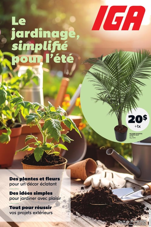 Circulaire IGA - Le jardinage simplifié pour l'été - Page 1