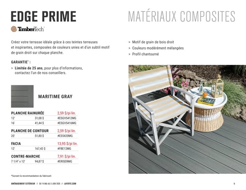 Circulaire Laferté - Catalogue 2026 Aménagement Extérieur - Page 5