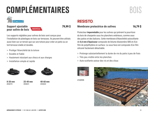 Circulaire Laferté - Catalogue 2026 Aménagement Extérieur - Page 12