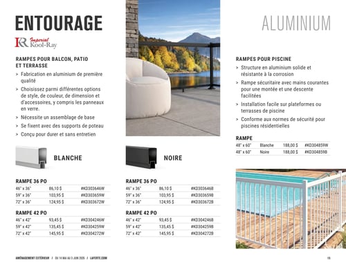 Circulaire Laferté - Catalogue 2026 Aménagement Extérieur - Page 15