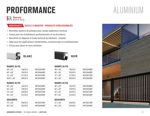 Circulaire Laferté - Catalogue 2026 Aménagement Extérieur - Page 17