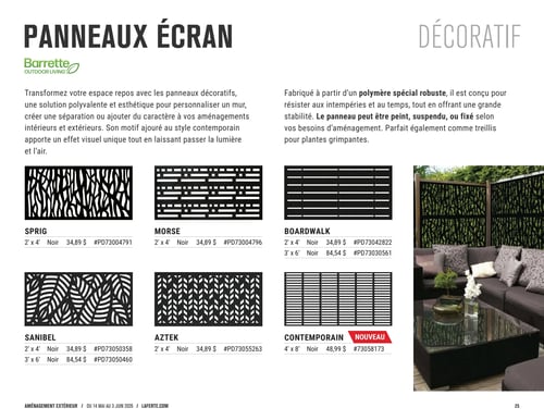 Circulaire Laferté - Catalogue 2026 Aménagement Extérieur - Page 25