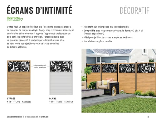 Circulaire Laferté - Catalogue 2026 Aménagement Extérieur - Page 26
