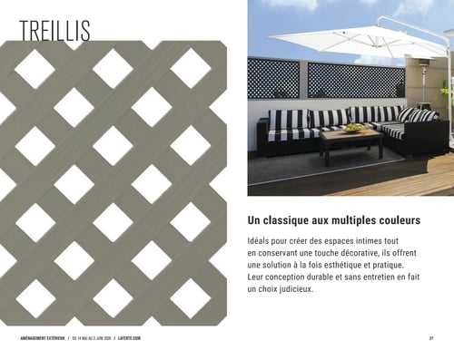 Circulaire Laferté - Catalogue 2026 Aménagement Extérieur - Page 27