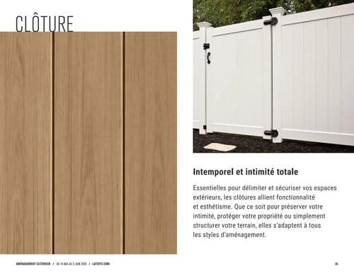 Circulaire Laferté - Catalogue 2026 Aménagement Extérieur - Page 30