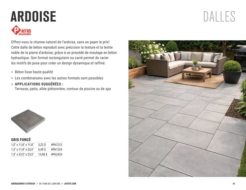 Circulaire Laferté - Catalogue 2026 Aménagement Extérieur - Page 35