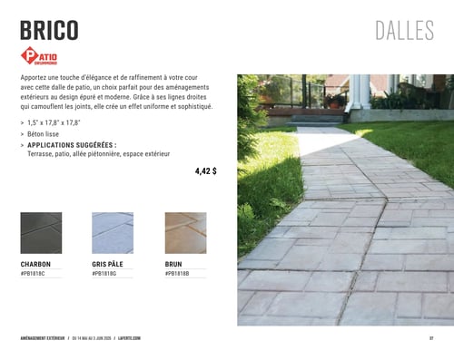 Circulaire Laferté - Catalogue 2026 Aménagement Extérieur - Page 37