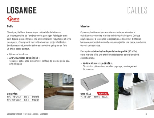 Circulaire Laferté - Catalogue 2026 Aménagement Extérieur - Page 39