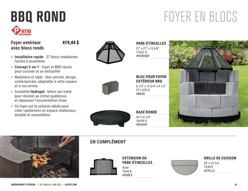 Circulaire Laferté - Catalogue 2026 Aménagement Extérieur - Page 50