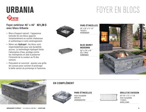 Circulaire Laferté - Catalogue 2026 Aménagement Extérieur - Page 52