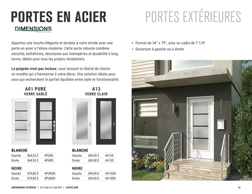 Circulaire Laferté - Catalogue 2026 Aménagement Extérieur - Page 62