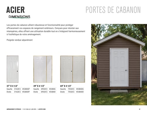 Circulaire Laferté - Catalogue 2026 Aménagement Extérieur - Page 67