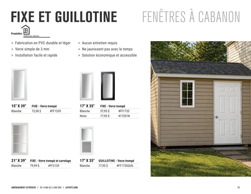 Circulaire Laferté - Catalogue 2026 Aménagement Extérieur - Page 73