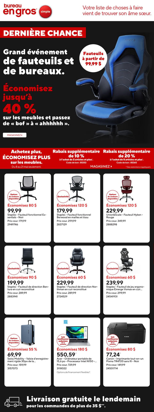 Circulaire Bureau en Gros - Page 1