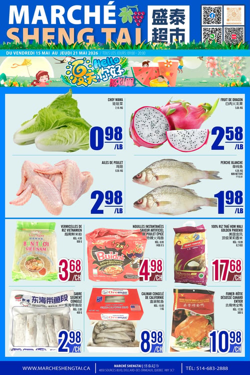 Circulaire Marché Sheng Tai - Page 1
