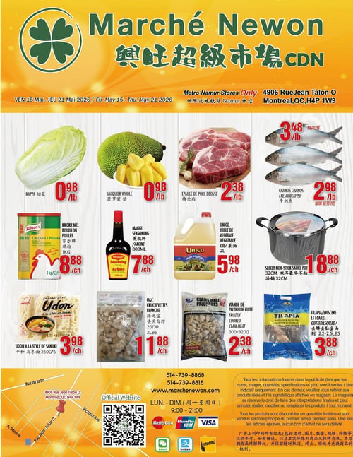 Circulaire Marché Newon Jean Talon - Page 1