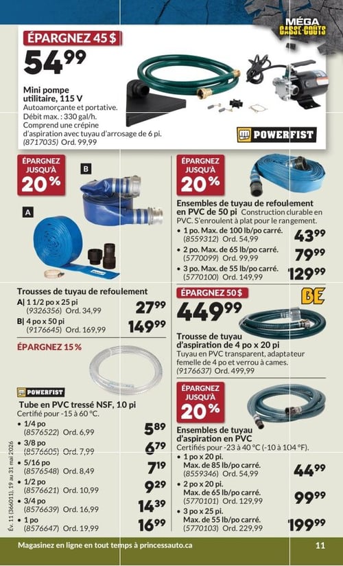 Circulaire Princess Auto - Méga Casse-coûts - Page 27
