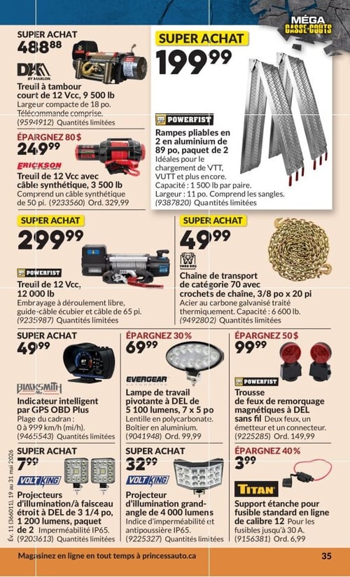 Circulaire Princess Auto - Méga Casse-coûts - Page 51