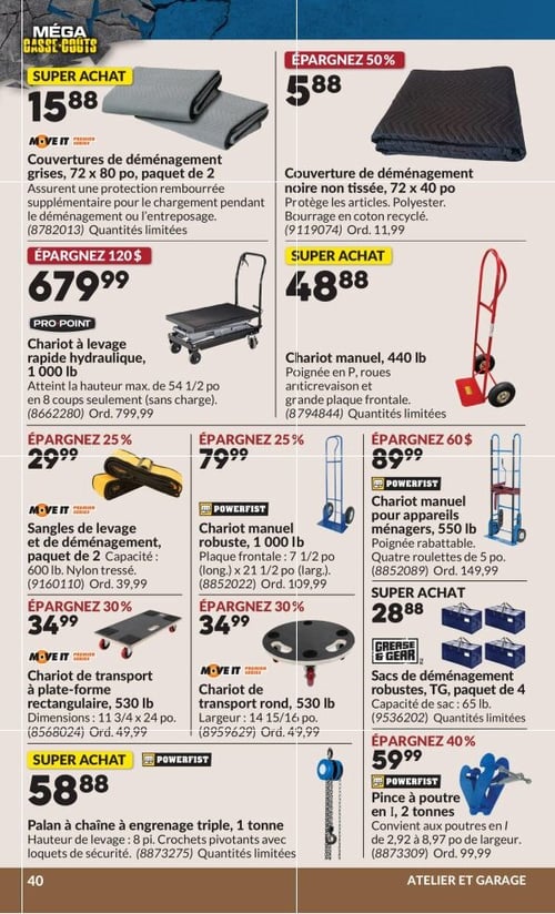 Circulaire Princess Auto - Méga Casse-coûts - Page 57