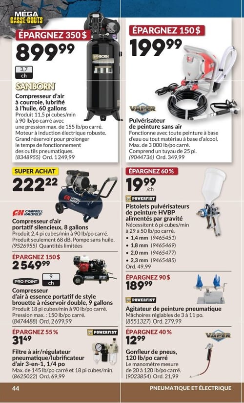 Circulaire Princess Auto - Méga Casse-coûts - Page 61