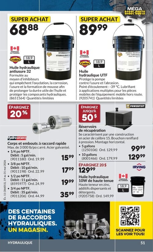Circulaire Princess Auto - Méga Casse-coûts - Page 68