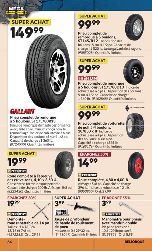 Circulaire Princess Auto - Méga Casse-coûts - Page 81