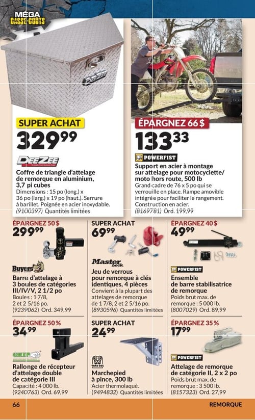 Circulaire Princess Auto - Méga Casse-coûts - Page 83