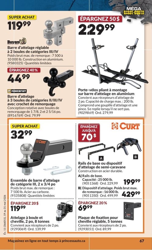 Circulaire Princess Auto - Méga Casse-coûts - Page 84