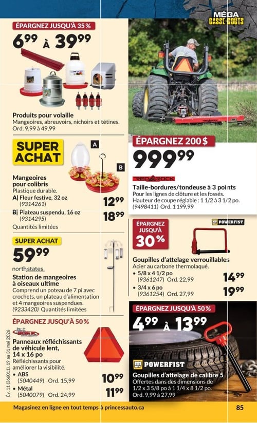 Circulaire Princess Auto - Méga Casse-coûts - Page 103