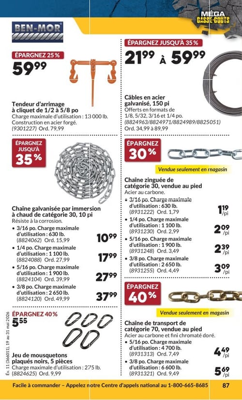 Circulaire Princess Auto - Méga Casse-coûts - Page 105