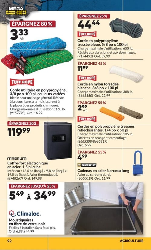 Circulaire Princess Auto - Méga Casse-coûts - Page 110