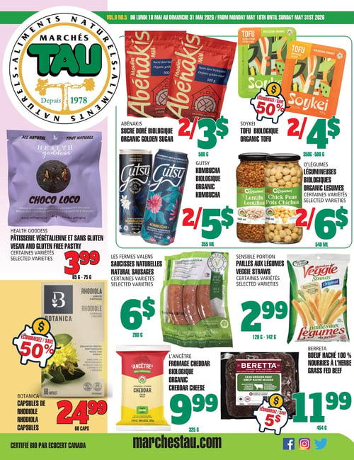 Circulaire TAU Marché d'alimentation Naturelle - Page 1