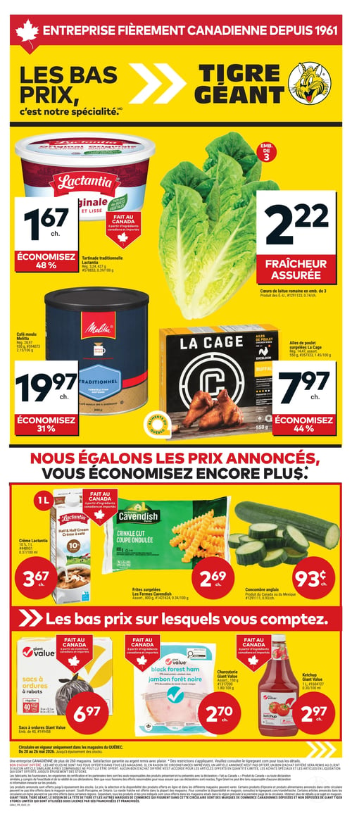 Circulaire Tigre Géant - Page 1