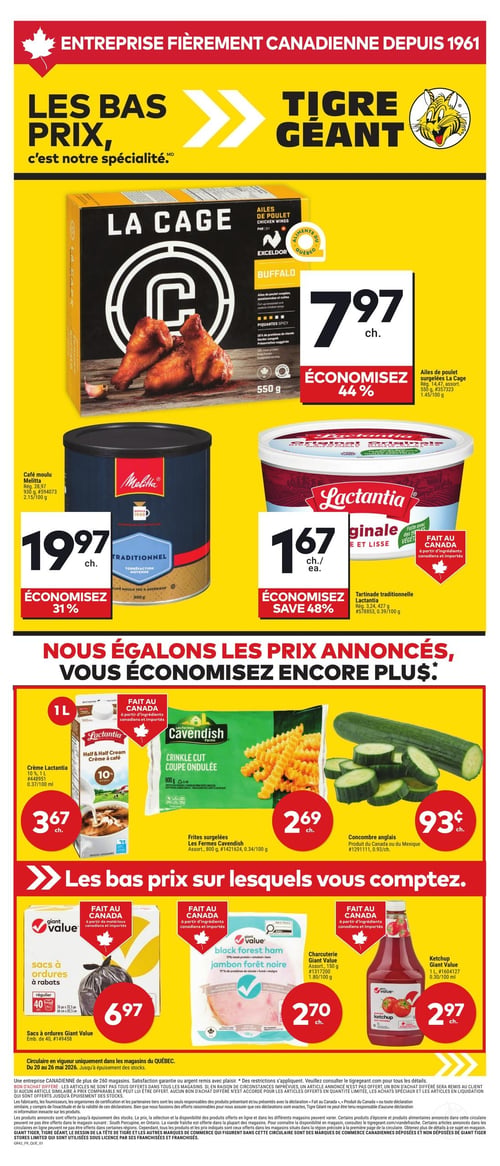 Circulaire Tigre Géant - Page 1