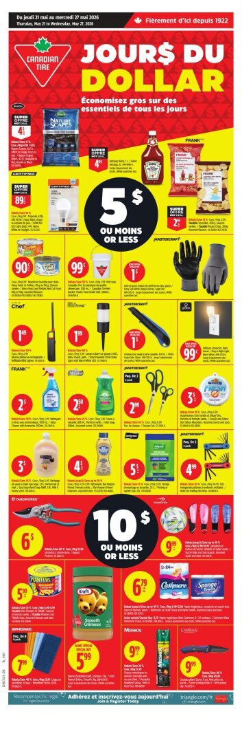 Circulaire Canadian Tire - Page 1