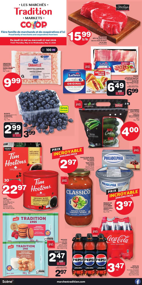 Circulaire Les Marchés Tradition - Nouveau-Brunswick - Page 1