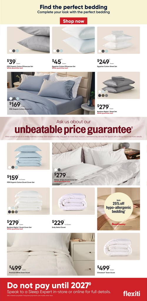 Circulaire Sleep Country Flyer - Page 2