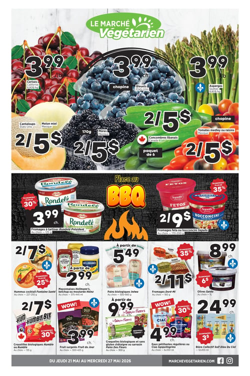 Circulaire Marché Végétarien - Page 1