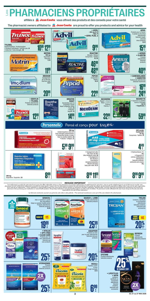 Circulaire Jean Coutu - Santé Beauté - Page 3