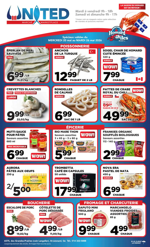 Circulaire United Supermarché - Page 1