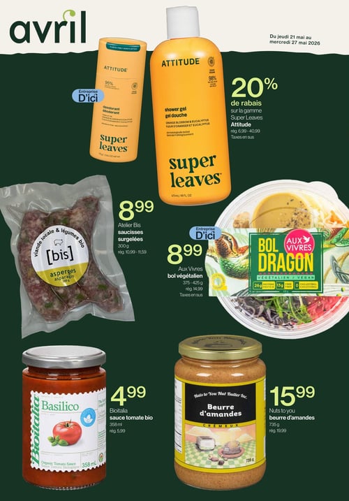 Circulaire Avril - Supermarché Santé - Page 1