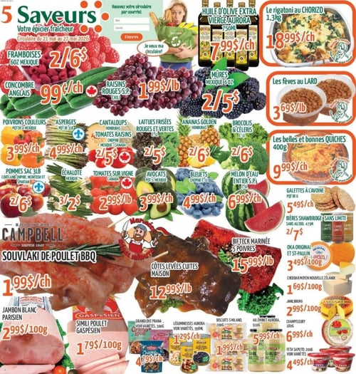Circulaire Marché Le 5 Saveurs - Page 1