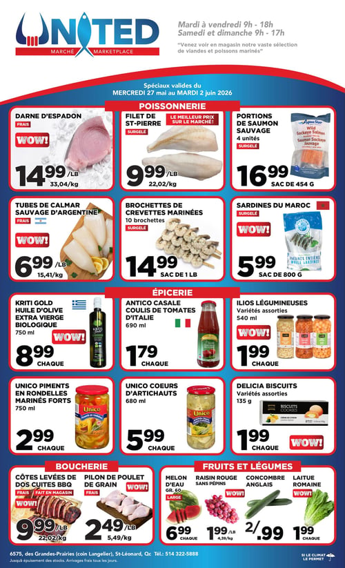 Circulaire United Supermarché - Page 1