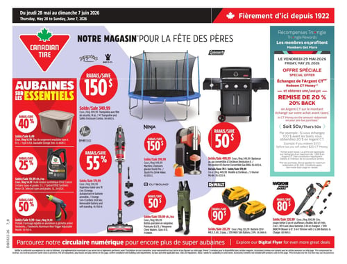 Circulaire Canadian Tire - Page 1