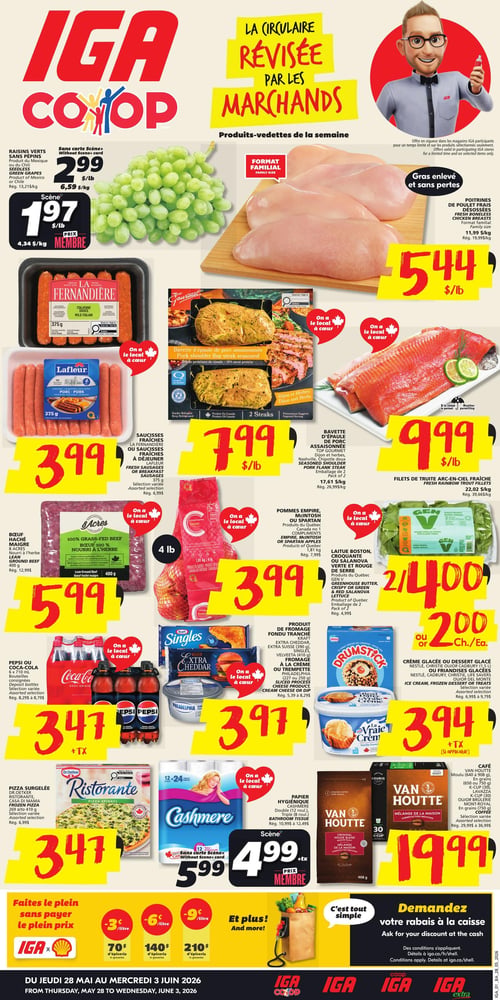 Circulaire IGA Coop Nouveau Brunswick - Page 1