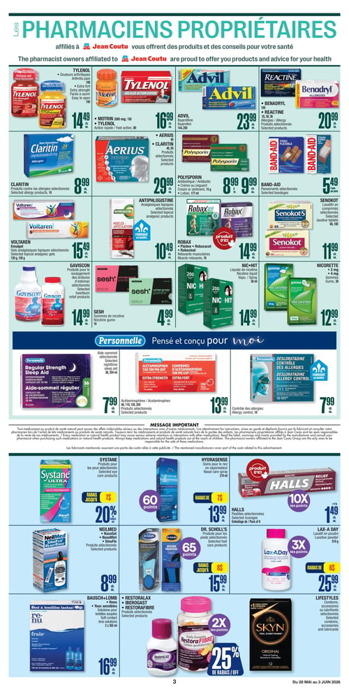 Circulaire Jean Coutu - Santé Beauté - Page 3